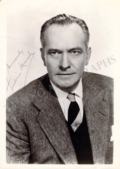 March, Fredric - Signed Photograph