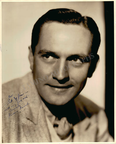 March, Fredric - Signed Large Photograph
