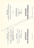 Gulda, Friedrich - Set of 8 Concert Programs Vienna 1946-1961