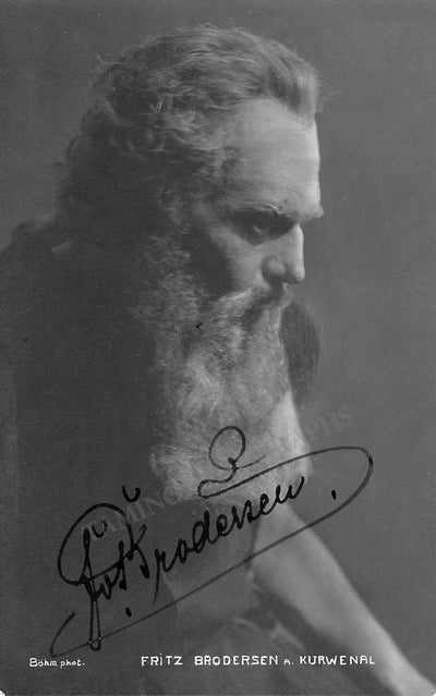 BRODERSEN, Fritz (Various Autographs)