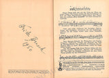Busch, Fritz - Signed Program Vienna 1950