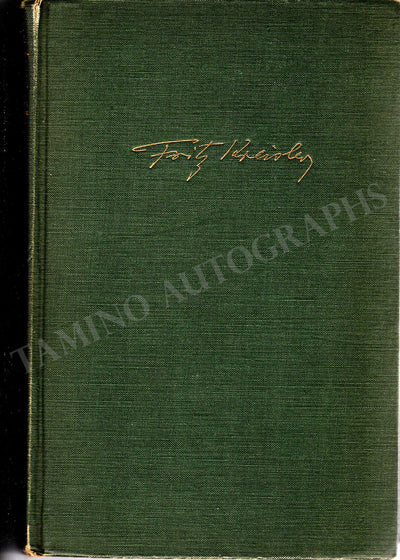 Kreisler, Fritz - Signed Book "Fritz Kreisler" 1950 Edition