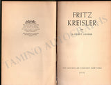 Kreisler, Fritz - Signed Book "Fritz Kreisler" 1950 Edition