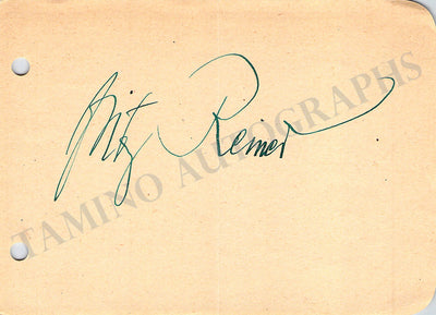 Signed Album Page (I)