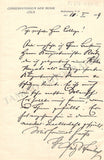 Steinbach, Fritz - Autograph Letter Signed 1909