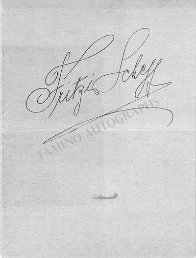 Scheff, Fritzi - Signed Album Page