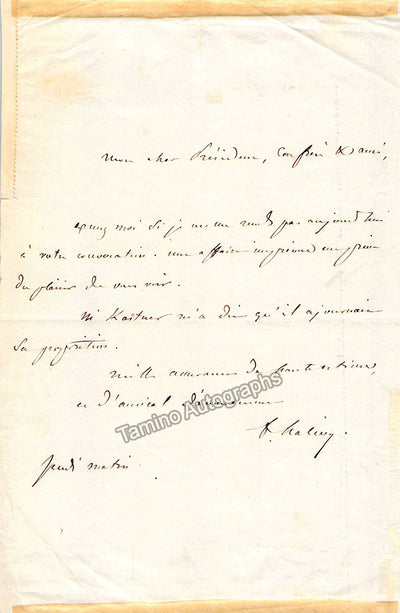 Signed Note (no date)