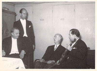 With Isaac Stern & Others
