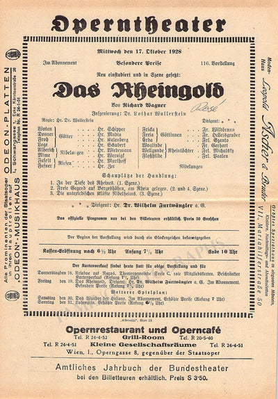Das Rheingold (Oct 17 1928)
