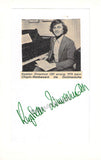 Pianists - Autographs Collection of 21 Signed Cards
