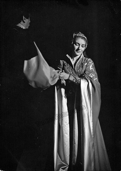 Callas, Maria - Set of 12 Unsigned Photos Stamped by Erio Piccagliani