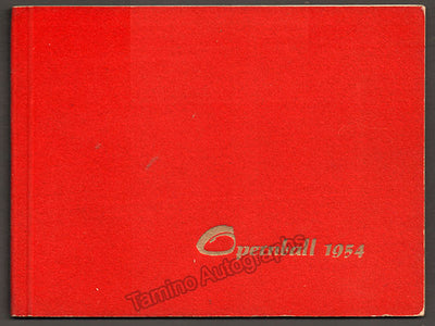 Berlin State Opera - Opernball Album 1954 with Many Signatures