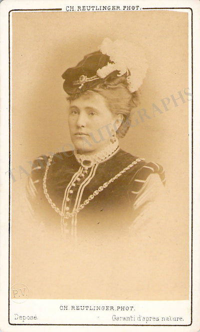 Krauss, Gabrielle - Vintage CDV Photo