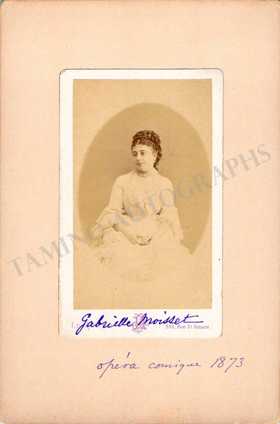 Moisset, Gabrielle - Vintage CDV Photograph