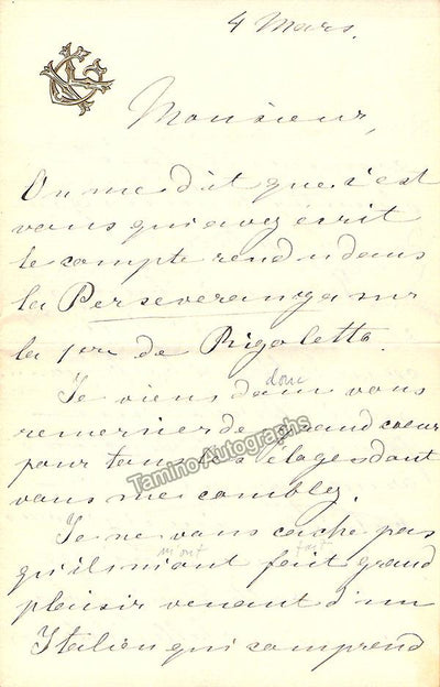 Autograph Letter Signed (II)