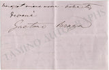 Braga, Gaetano - Autograph Letter Signed