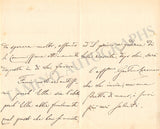 Coronaro, Gaetano - Autograph Letter Signed 1895