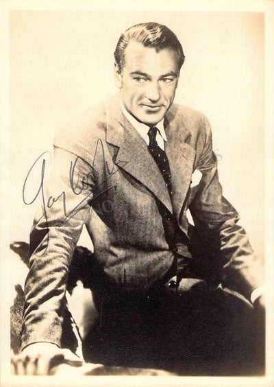 Cooper, Gary - Signed Photograph