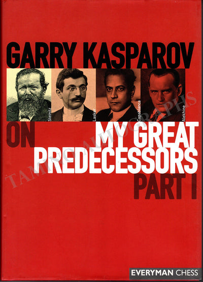 Kasparov, Garry - Signed Books My Great Predecessors (Vol 1-5)
