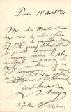 Salvayre, Gaston - Set of 2 Autograph Letters Signed