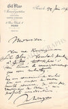 Salvayre, Gaston - Set of 2 Autograph Letters Signed