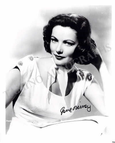 Tierney, Gene - Signed Photograph