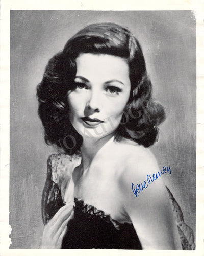 Tierney, Gene - Signed Photograph