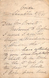 Ward, Genevieve - Autograph Letter Signed 1886