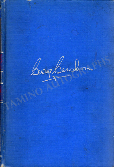 Gershwin, George - Signed Book "George Gershwin" 1931 Edition