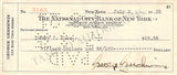 Gershwin, George - Signed Check 1935