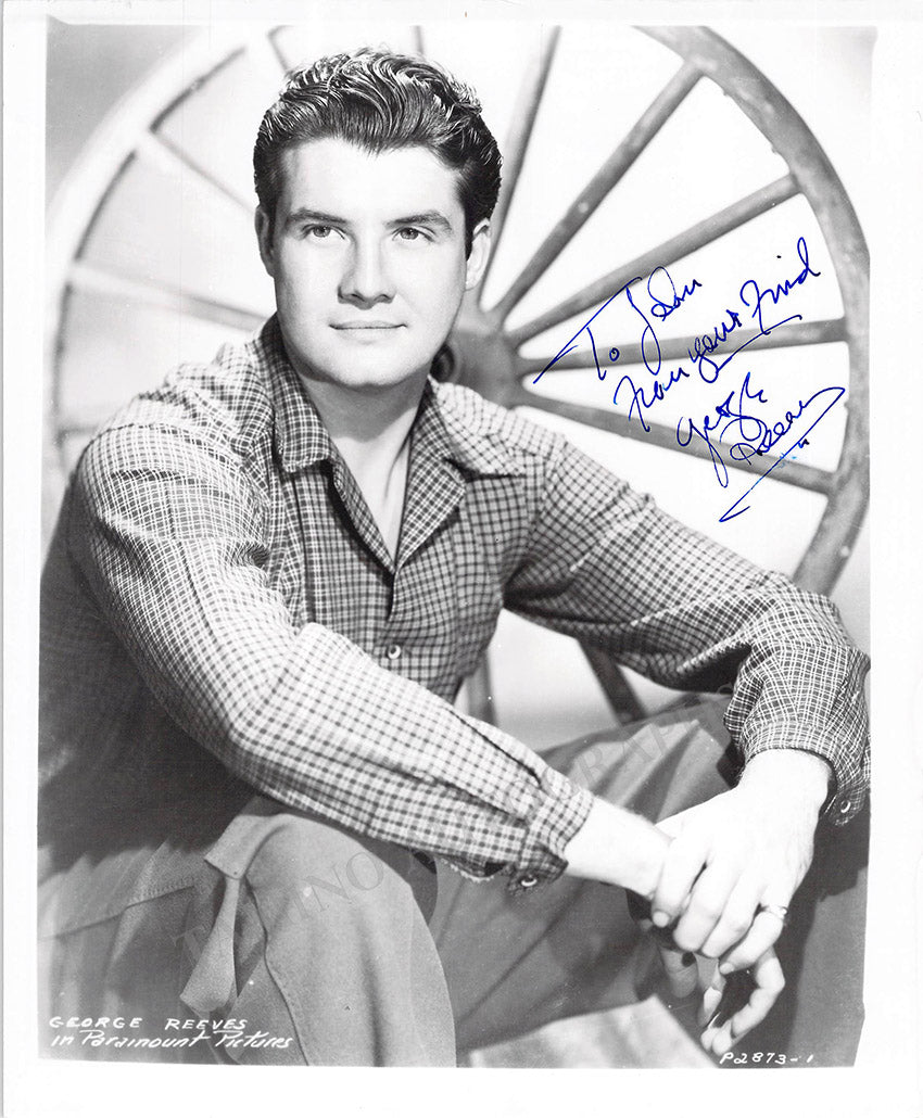 George Reeves Autograph Photo in So Proudly We Hail! – Tamino Autographs