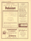 Enesco, Georges - Concert Program New York 1938