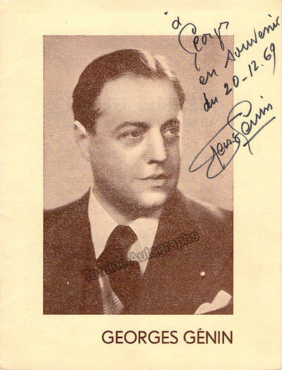 GENIN, Georges