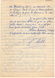 Thill, Georges - Autograph Letter Signed 1981 and Typed Letter Signed 1935