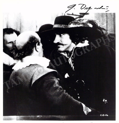 Depardieu, Gerard - Signed Photograph in "Cyrano de Bergerac"