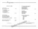 Souzay, Gerard - Signed Program Wanganui 1959