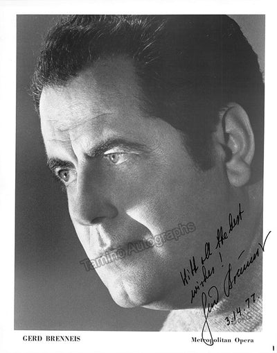 BRENNEIS, Gerd (Various Autographs)