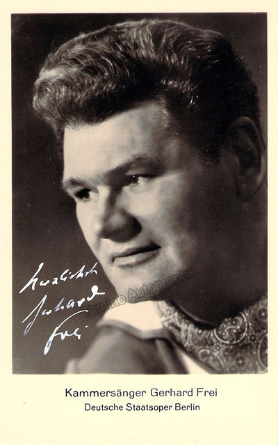 FREI, Gerhard (Various Autographs)