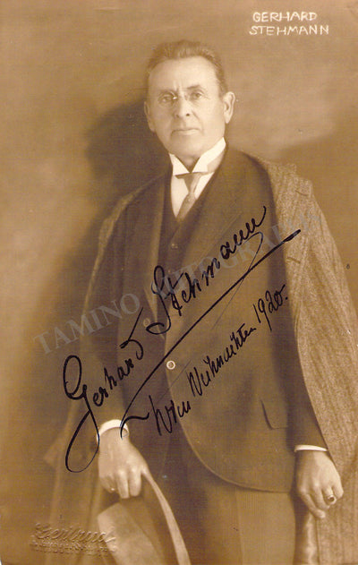 STEHMANN, Gerhard (Various Autographs)