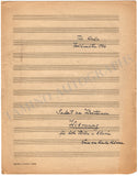 Westerman, Gerhart von - Autograph Score Signed 1946