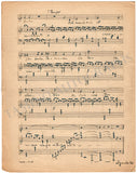 Westerman, Gerhart von - Autograph Score Signed 1946