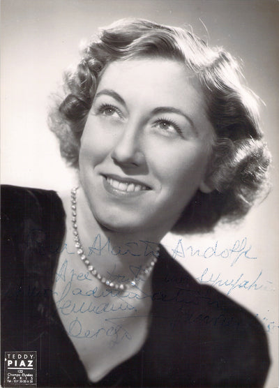 Deveze, Germaine - Signed Photograph