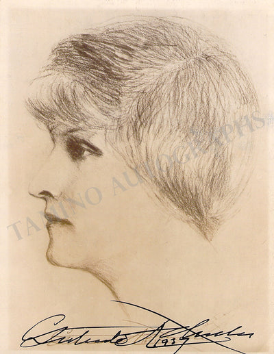 Atherton, Gertrude - Signed Photograph