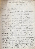 Elwes, Gervase - Autograph Letter Signed 1918