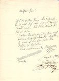 Meyerbeer, Giacomo - Autograph Note Signed + CDV