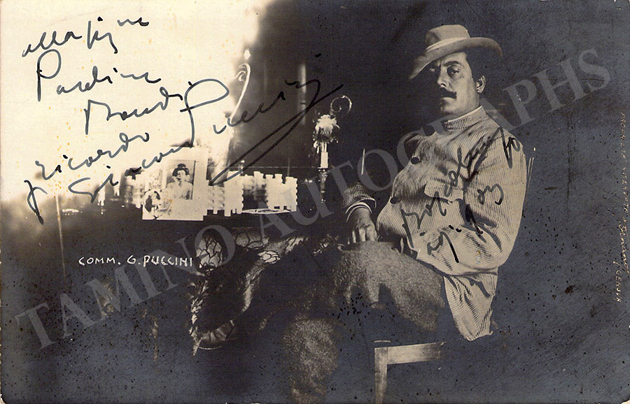 Puccini, Giacomo - Signed Photograph 1903