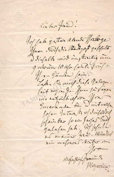 Autograph Letter Signed (II)