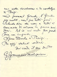 Malipiero, Gian Francesco - Set of 2 Autograph Letters Signed