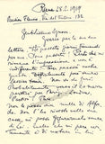 Malipiero, Gian Francesco - Set of 2 Autograph Letters Signed