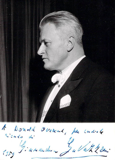Gavazzeni, Gianandrea - Signed Photograph 1959